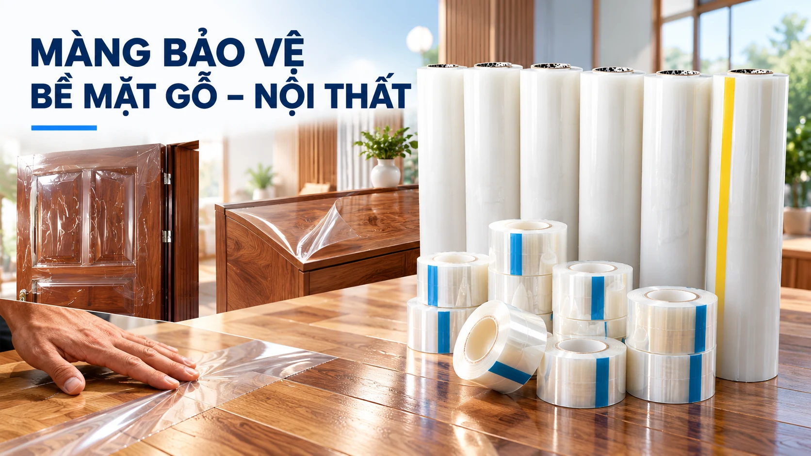 MÀNG BẢO VỆ BỀ MẶT GỖ – NỘI THẤT